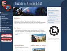 Tablet Screenshot of coastsidefire.org